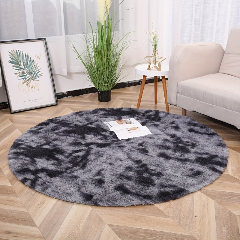 Soft Plush Round Area Rug for Bedroom and Living Room Cozy Fluffy Comfort