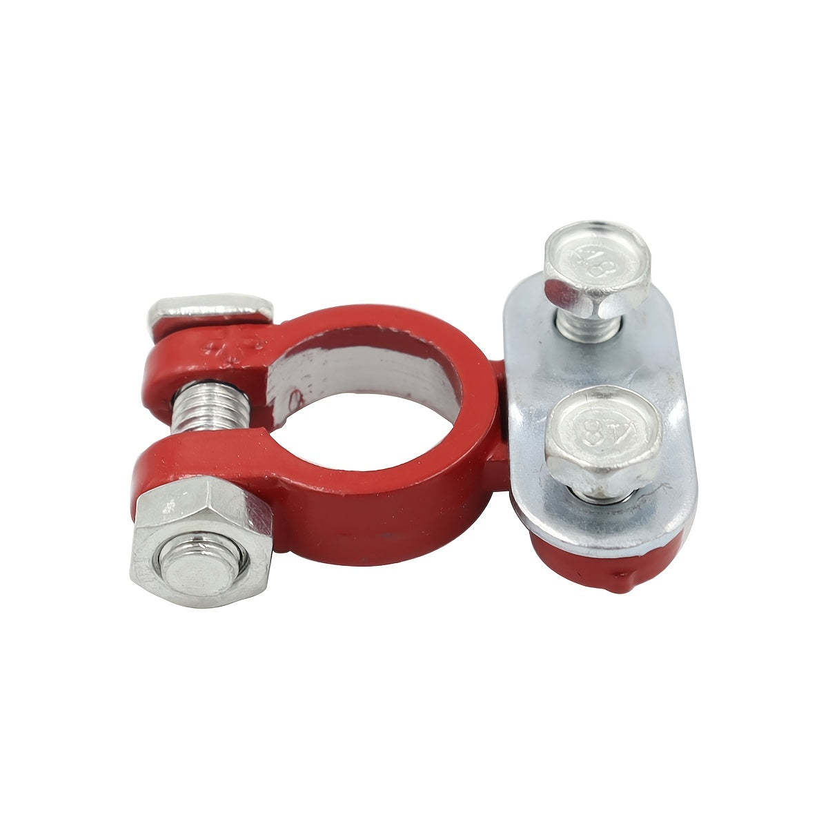 2 Pairs Heavy Duty Battery Terminal Clamps for Car Boat Truck in Alloy