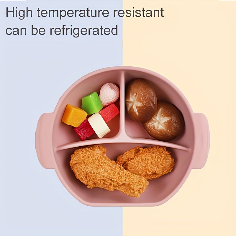 Ushbu ovqat idishi oziq-ovqat darajasidagi silikondan tayyorlangan bo'lib, o'rgatish va stol anjomlari uchun ideal hisoblanadi. U BPA dan xoli va mikroto'lqinli pechda, idish-tovoq yuvish mashinasida va pechda xavfsiz ishlatilishi mumkin.