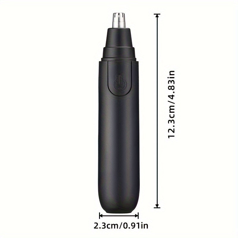 Electric Nose Hair Trimmer for Men and Women Stainless Steel Dual Edge Blades Painless Removal