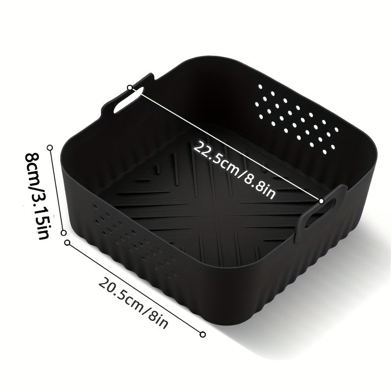 Силиконовая вставка для аэрогриля 22,35 см, термостойкая, легко очищается, подходит для аэрогрилей объемом 5,5-7 кварты