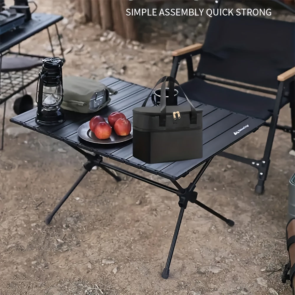 Insulated Lunch Bag with Aluminum Lining, Large Capacity, Portable Food Storage