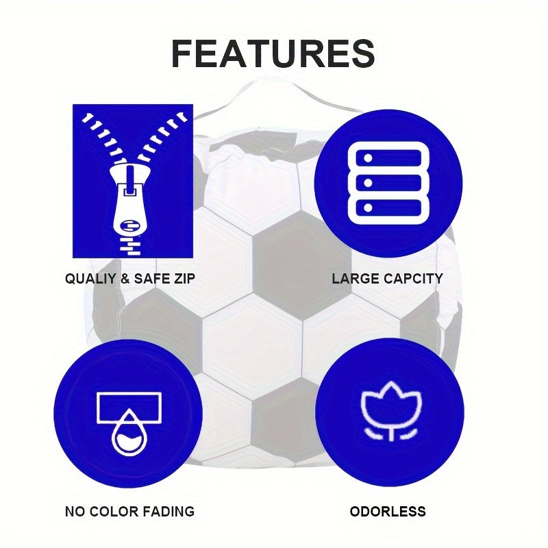 Funda de silla de saco de fútbol grande con peluche de perezoso de felpa para decoración de habitación de adolescentes