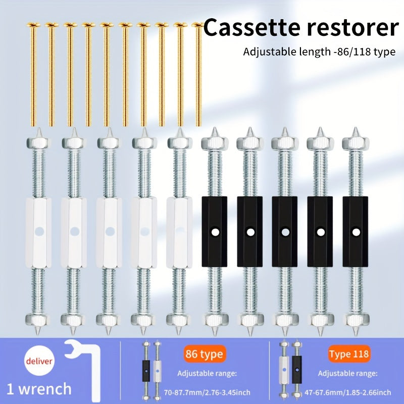 Conjunto de caja de conexiones eléctricas 86 Tipo 118 Tipo 10 con caja inferior, caja oscura, reparador, interruptor