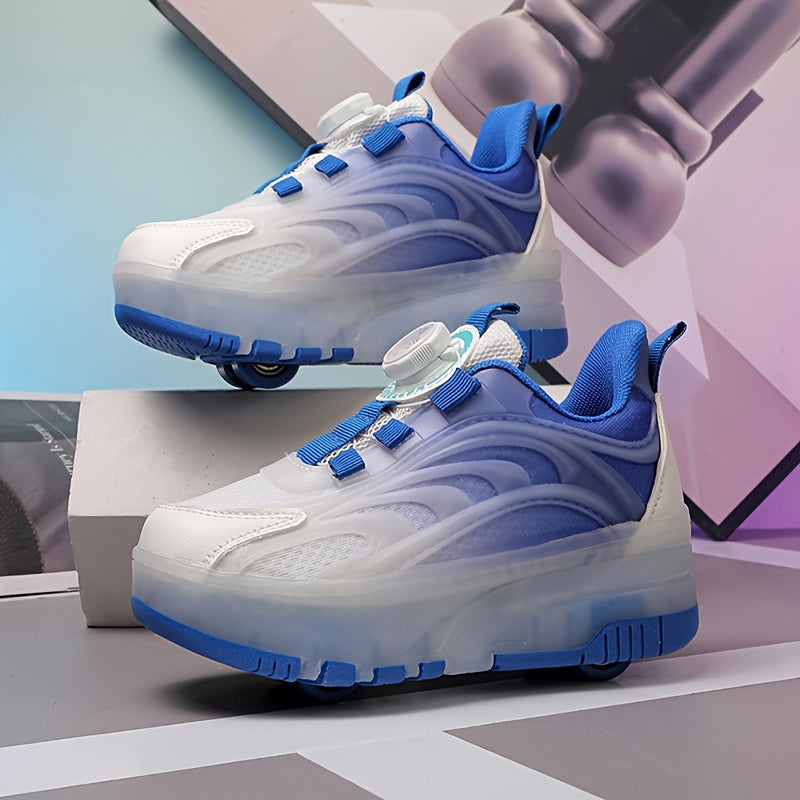 LED Roller Skates for Teens and Adults with TPR Sole EVA Insole Rotary Buckle Indoor Outdoor Sports