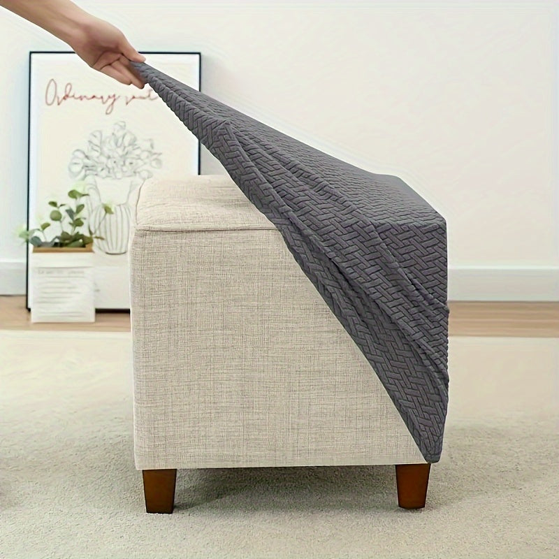 Чехол на табурет из полиэстера и спандекса с эластичным застежкой, малый размер, моется в машине