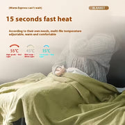 Heating Blanket Thermostatic USB Powered Non-Woven Fabric Office Home Outdoor