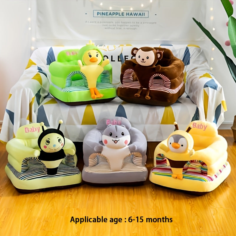 Kids Cartoon Sofa Chair for Learning to Sit Extra Large Thick Cushion for Children 0-14 Years