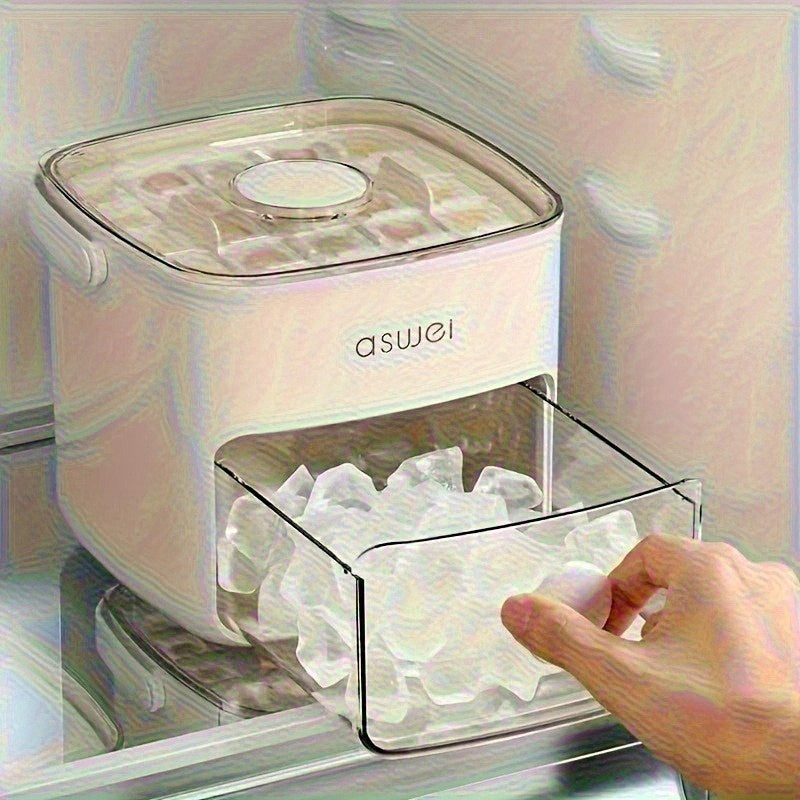 Home Double Layer Ice Maker Countertop Ice Cube Machine Food Grade Safe