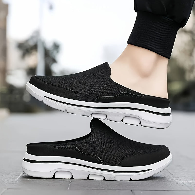 Men's Slip-On Sports Sandals Breathable Mesh Casual Indoor Outdoor Shoes