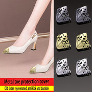 Women's Metal Toe Caps Three Colors Adjustable Hollow High Heel Covers