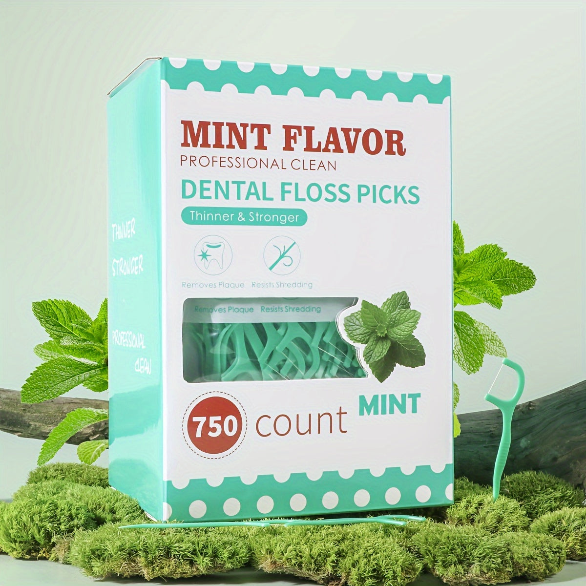 Palillo de seda dental con sabor a menta ultrafino para uso doméstico