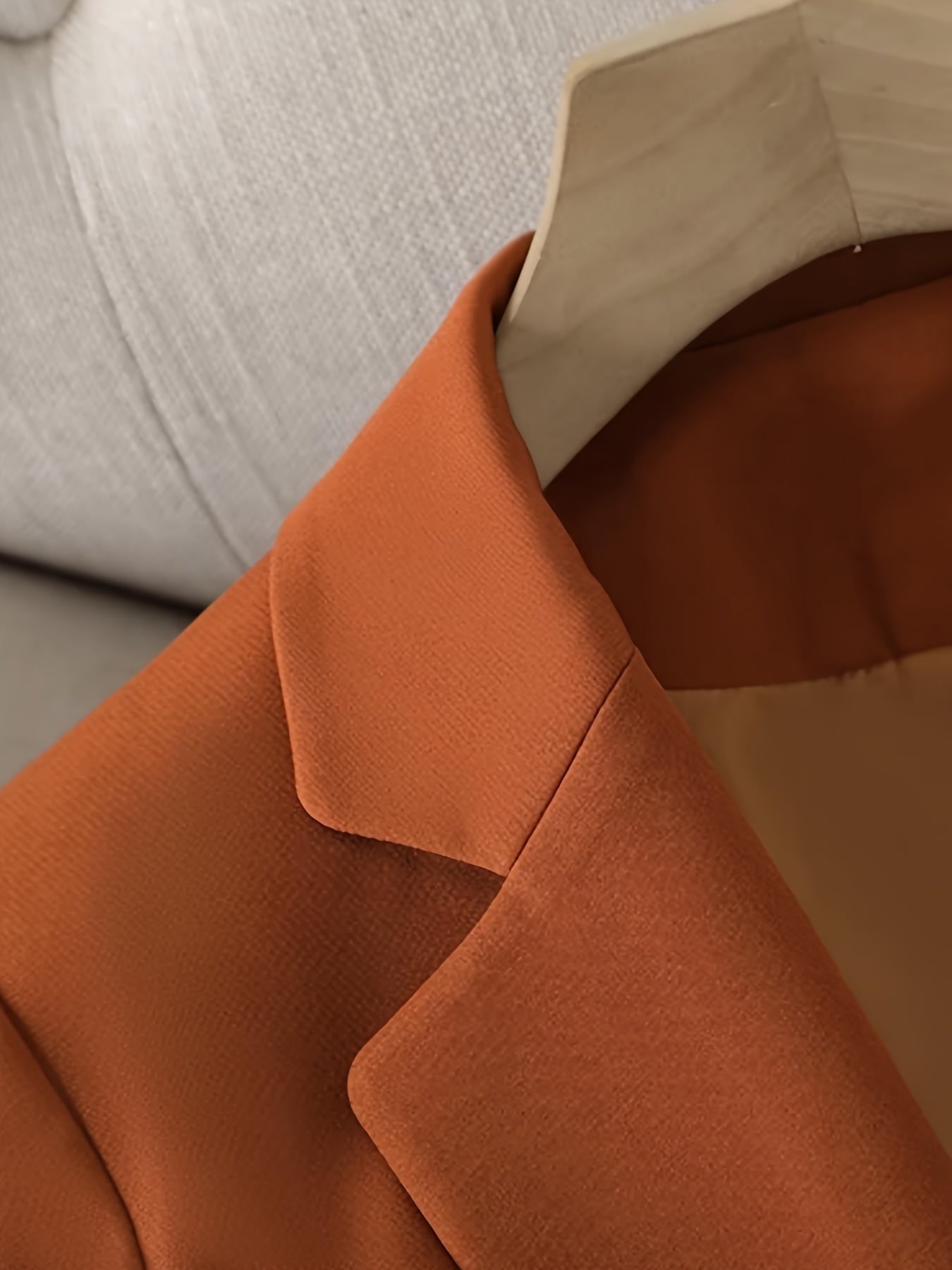 Women's Spring Fall Solid Color Polyester V-Neck Suit