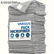 Набор микрофибровых полотенец для автомобиля, впитывающих влагу, быстро сохнущие, для очистки транспортных средств