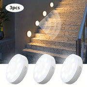 3-Pack Motion Sensor Night Lights Indoor USB Rechargeable Dimmable LED