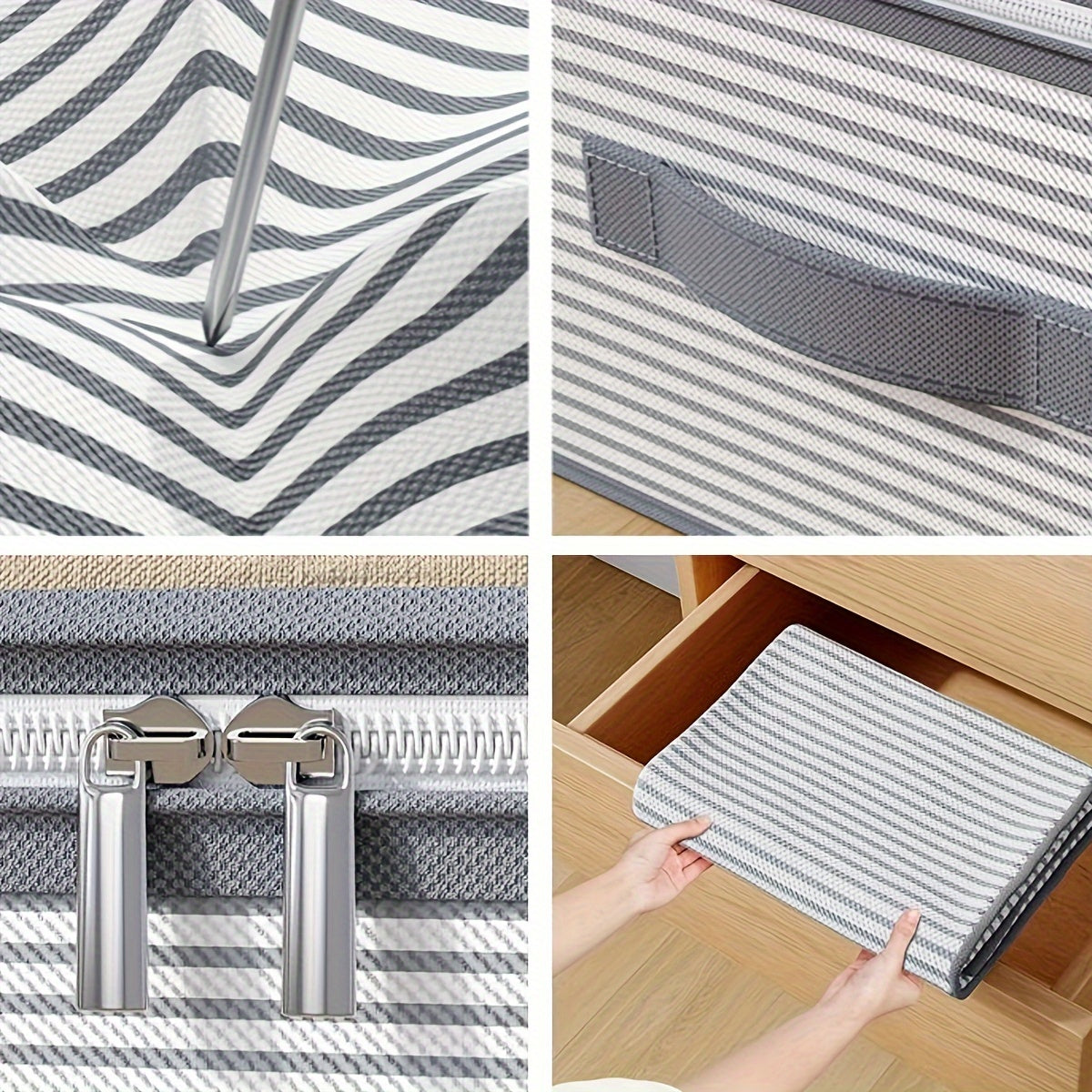 Foldable Under-Bed Storage Bag for Clothes and Bedding 3.2 Cubic Feet