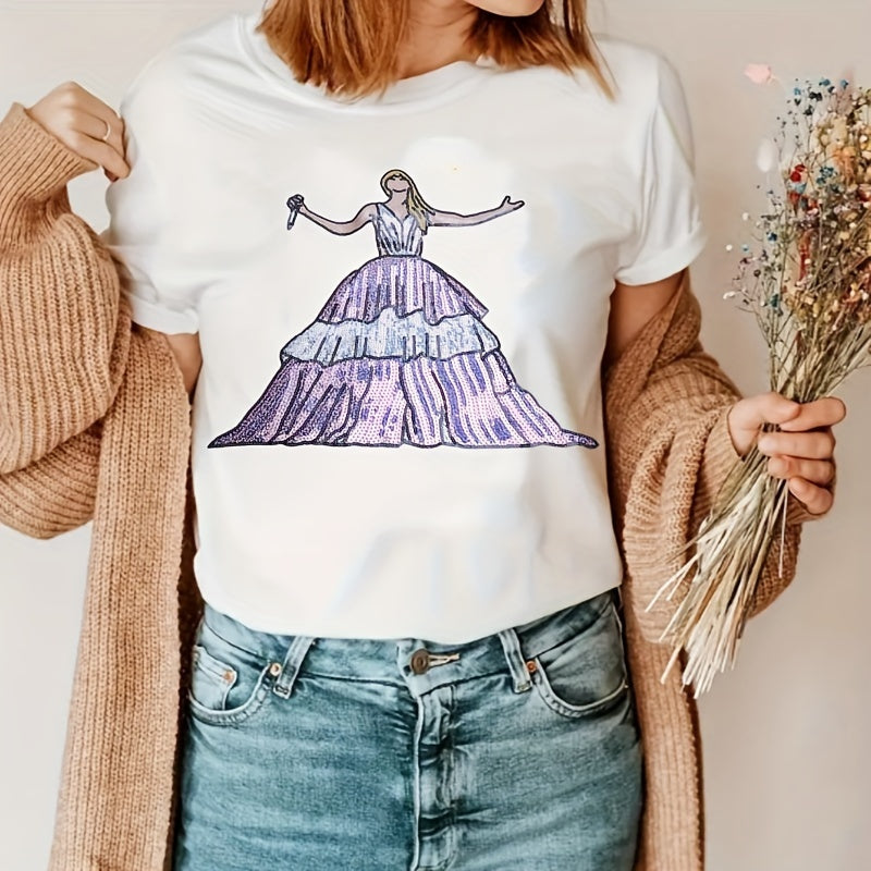 Set of 2 Elegant Black and Lavender Dress Pin Badges for Women