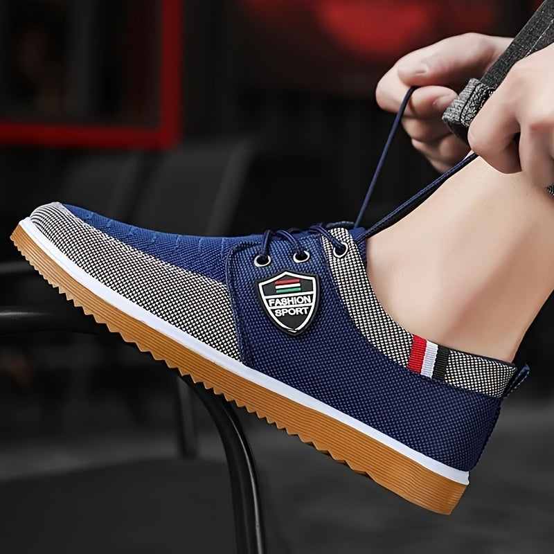 Women's Casual Lace-Up Sneakers Breathable Fabric Rubber Sole