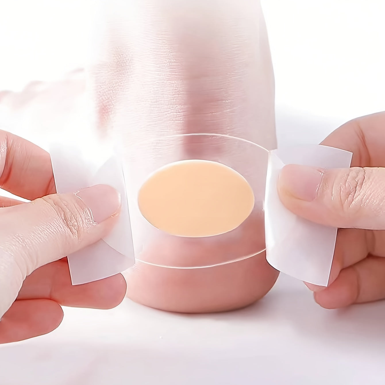 10 Pcs Women Heel Protectors PVC Leather Anti-Crack Heel Stickers