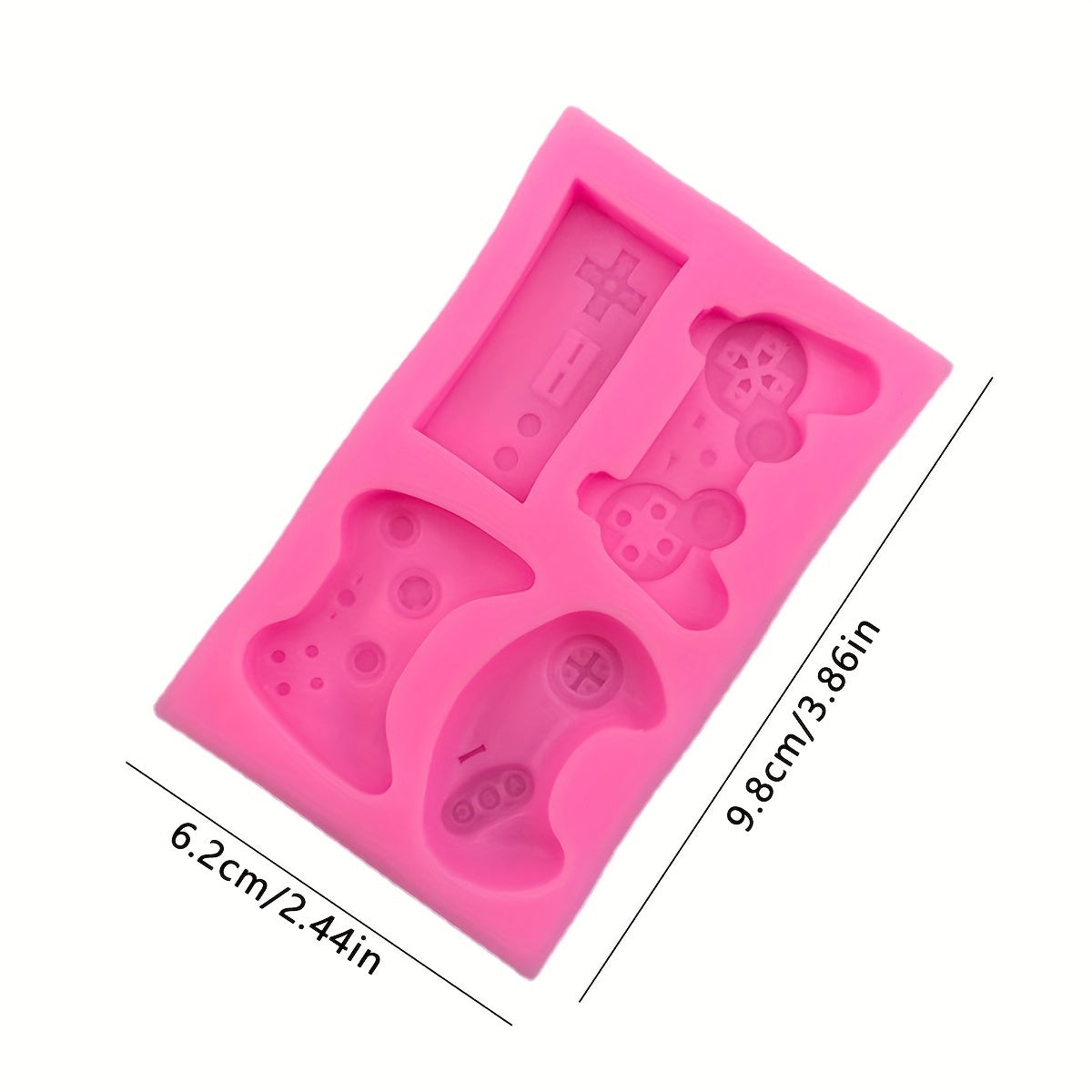 Silicone Mold for 3D Fondant Cake Decorating Chocolate Gummy Soap Clay