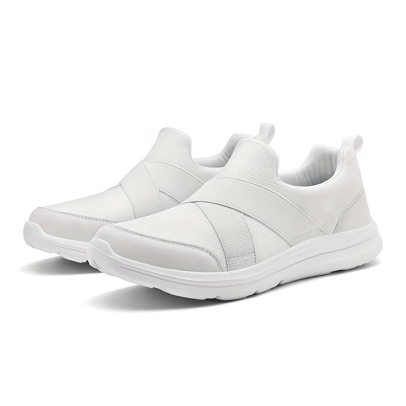 Women’s Mesh Slip-On Casual Sneakers Breathable Comfort Low-Top