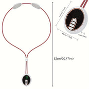 Unisex Portable USB Rechargeable Cervical Neck Massager with Adjustable Strength