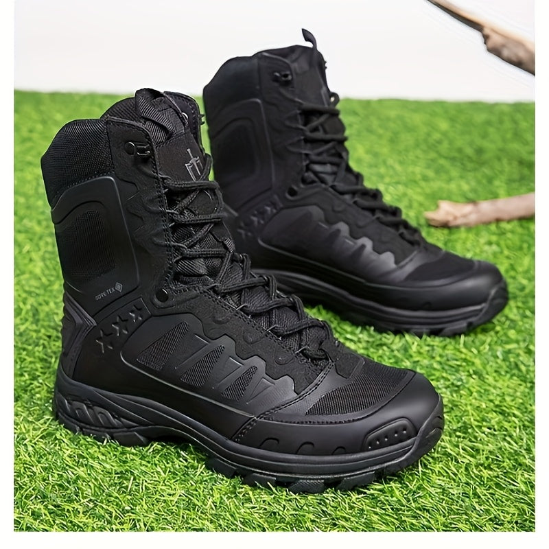 Women's Slip-Resistant Mid-Calf Boots All-Season Casual Ankle Shoes Black