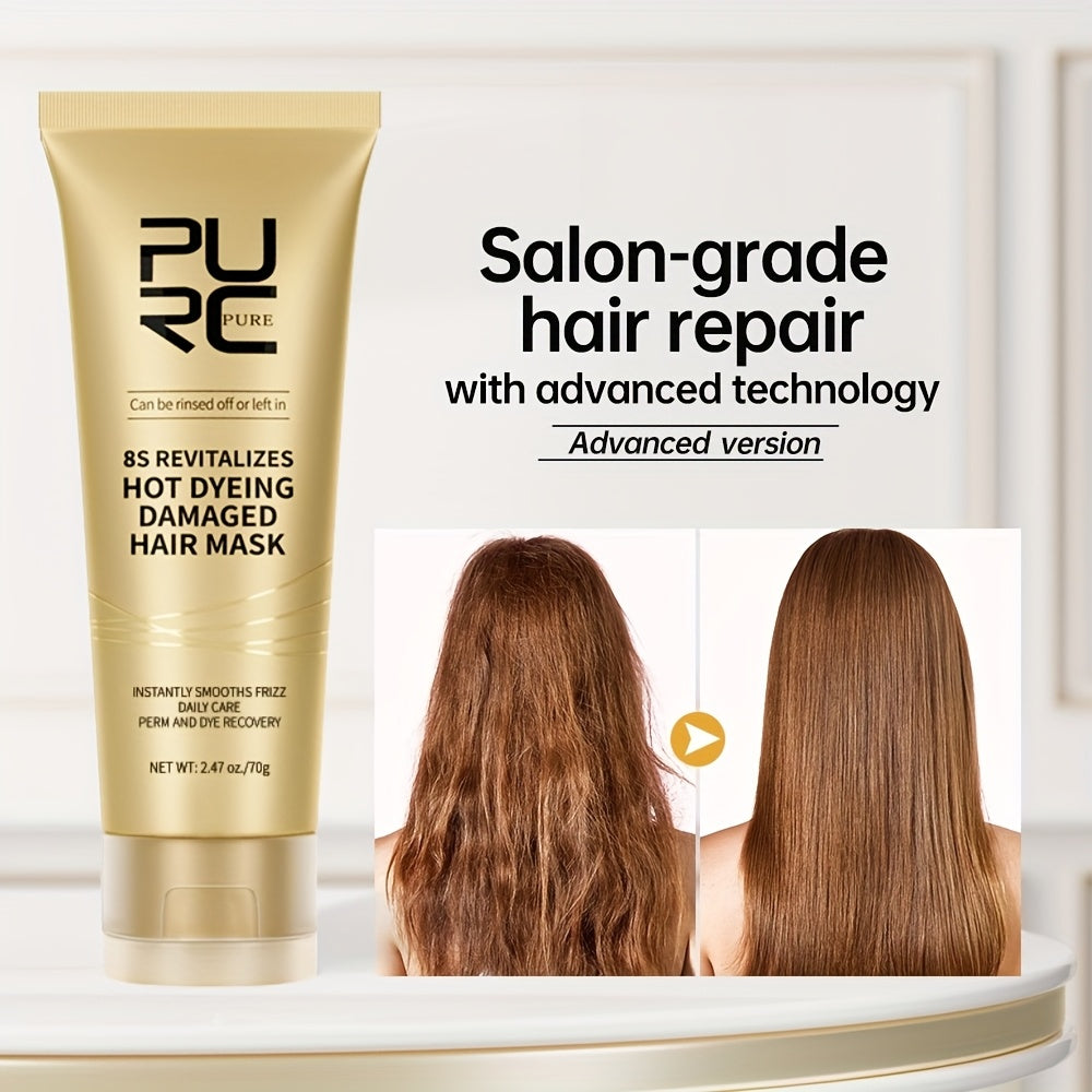 Intensive Hair Mask Keratin Smoothing Cream for Damaged Frizzy Hair