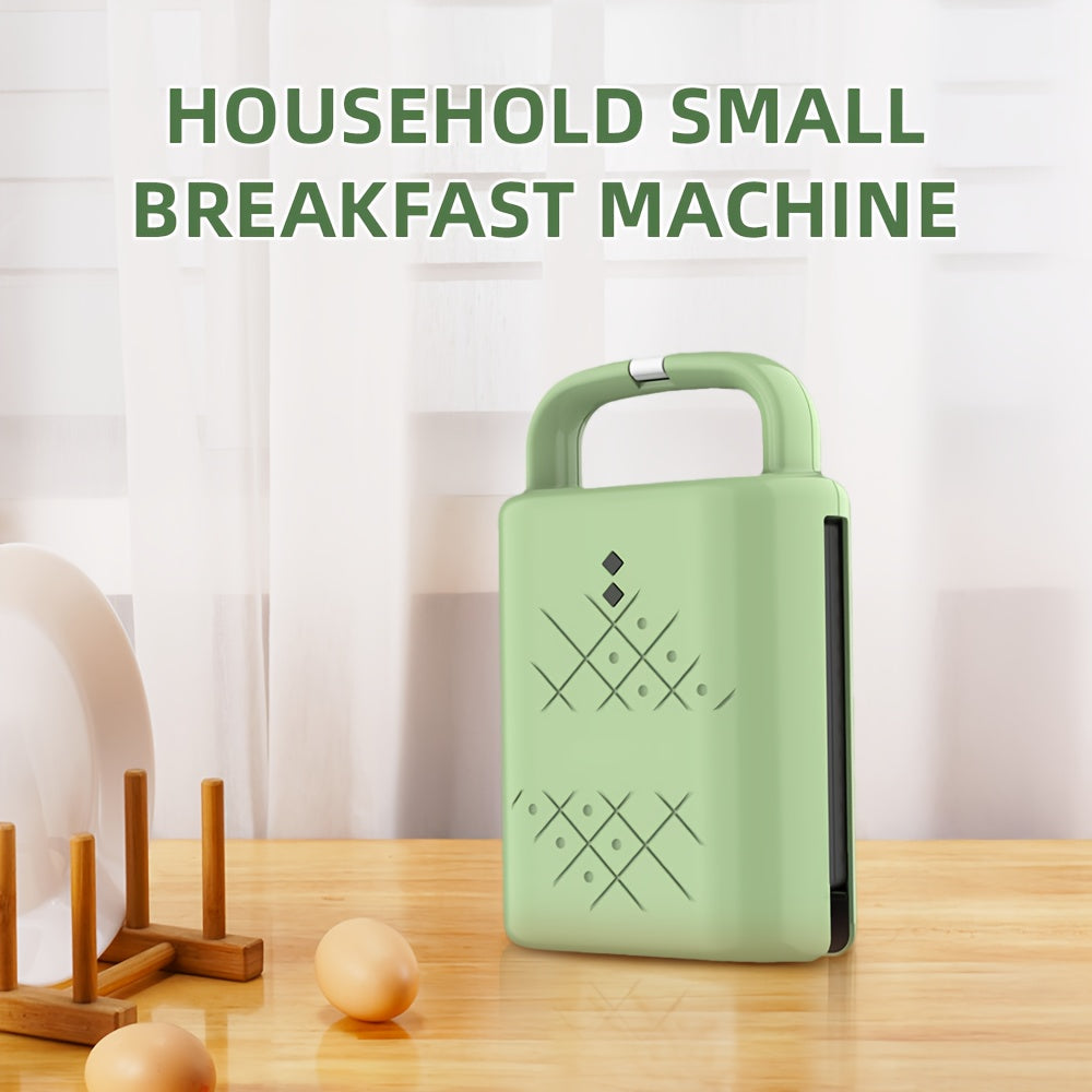 Sandwichera de patrón geométrico para gofres 220V, comida ligera, uso doméstico