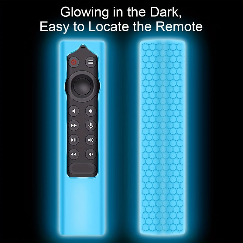 Funda de silicona para control remoto de Android TV, funda protectora a prueba de golpes y anti-caídas