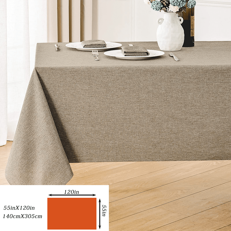Polyester Modern Tablecloth for Dining Room Decor