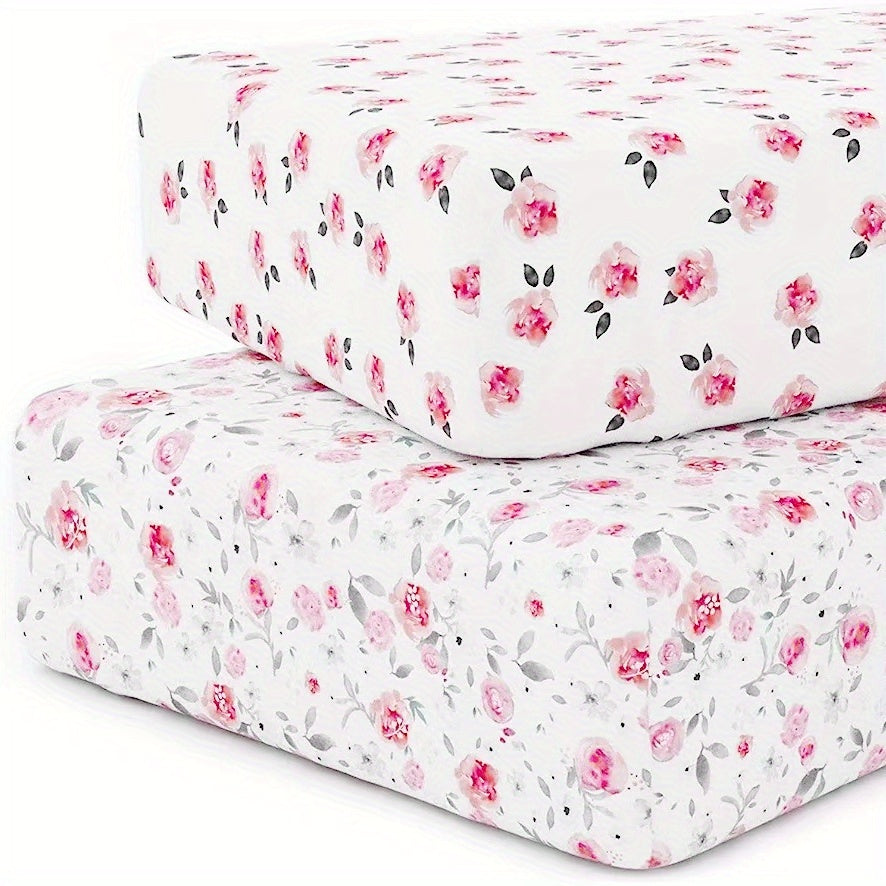 Комплект из 2 fitted простыней для детской кроватки и матрасника для маленьких детей