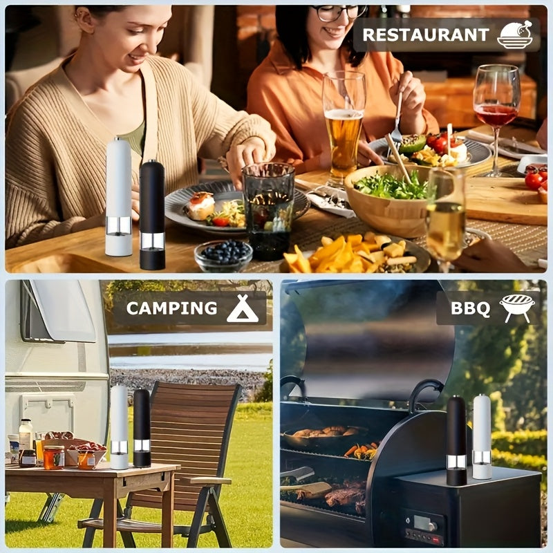 Электрическая мельница для перца и зерна из ABS, портативный многофункциональный кухонный инструмент