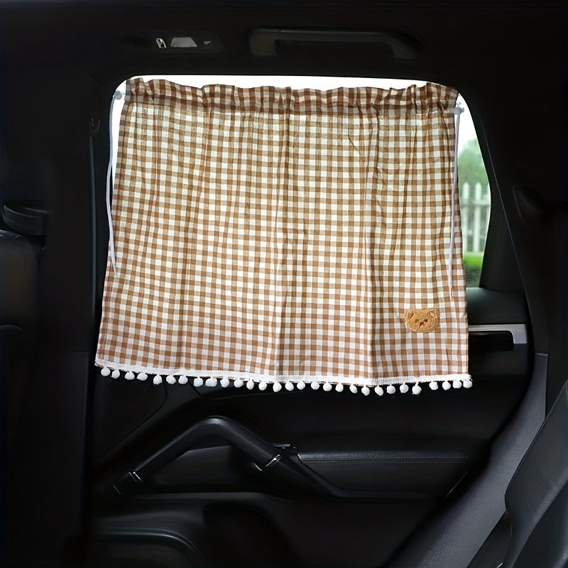 Universal avtomobil quyosh nuri qopqogʻi pardasi UV himoya maxfiylik issiqlik izolyatsiyasi