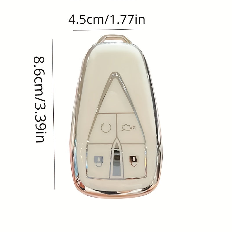 Universal TPU Key Fob Cover for Car Keys, Slim, Shockproof, Durable