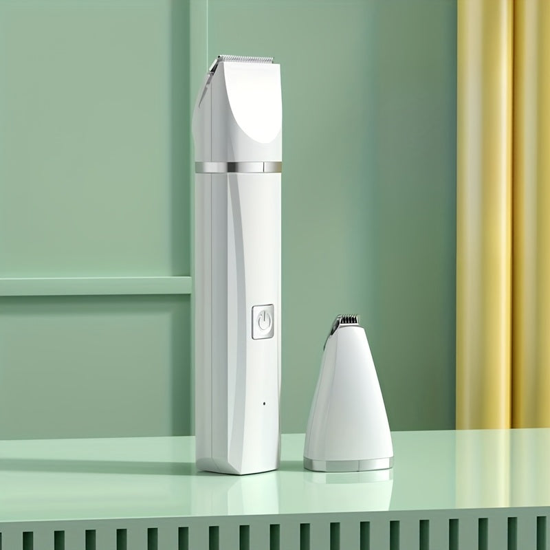 4-in-1 USB Rechargeable Pet Grooming Kit for Cats and Dogs Electric Clippers Nail Trimmer Foot Shaver