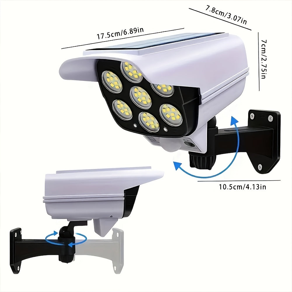 Solar Powered LED Wall Lights with Motion Sensors Remote Control IP44 Weatherproof for Outdoor Yards Garages Farms