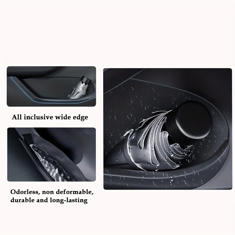 Car Door Organizer Set TPE Juniper for Y2025 Model Front Rear Storage