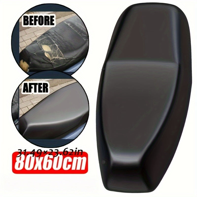 Motorcycle Seat Cover Waterproof Dustproof Rainproof Bicycle Stretchable Faux Leather