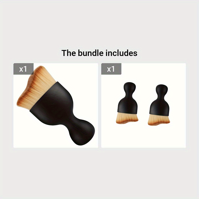 Cepillo de limpieza para interior de coche con cerdas suaves, removedor de polvo para rejillas de ventilación