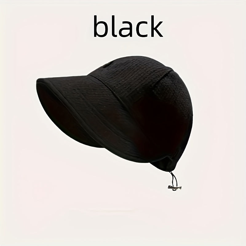 Women's Wide Brim Sun Hat UPF UV Protection Adjustable Drawstring Foldable Braid Polyester Outdoor