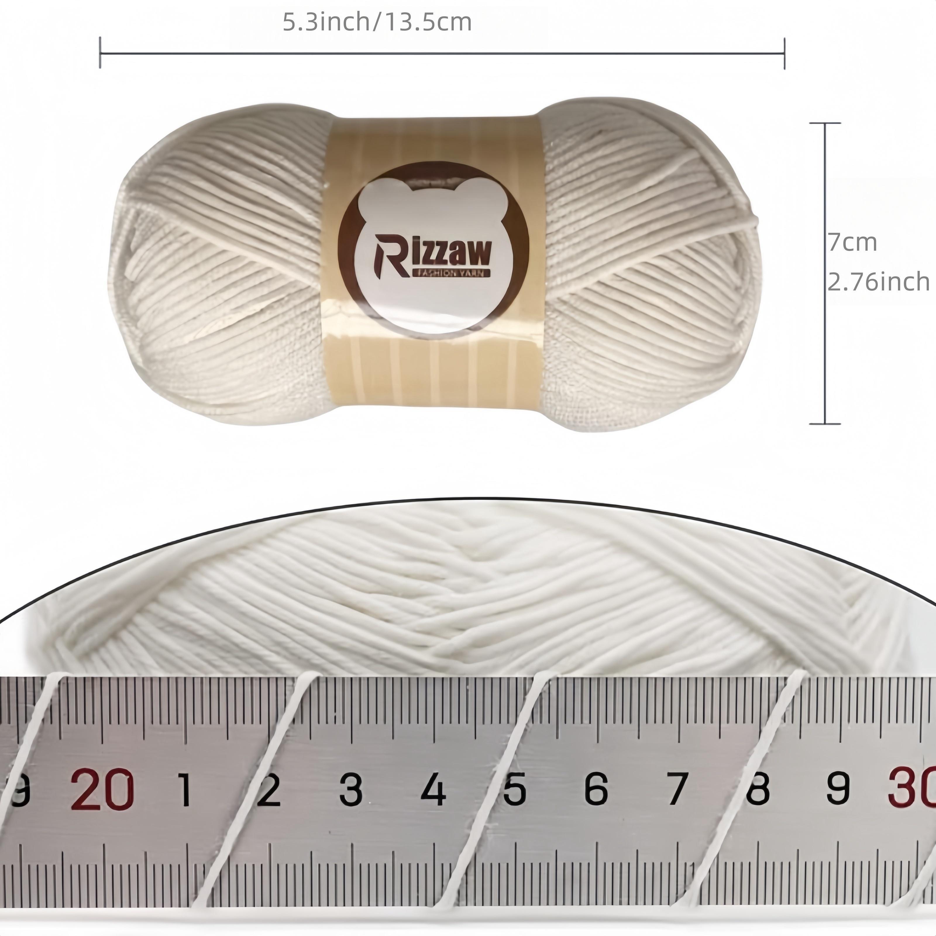 Morandi Color Yarn Set with 4 Strands 50g for Crochet Projects Blanket Clothes Tote Bag Slippers