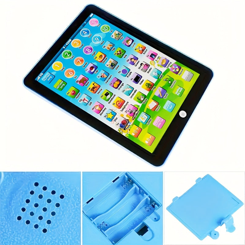 Children's Educational Tablet Toy for Learning Music Numbers Spelling Words Alphabets Blue Pink