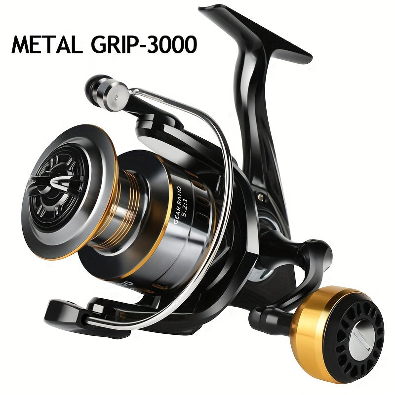 Limited Edition Spinning Fishing Reel 1000-7000 Aluminum Alloy Ambidextrous 5.2:1 Gear