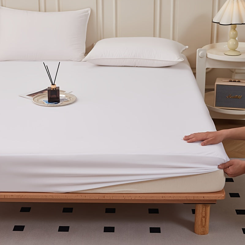 Waterproof Fitted Mattress Protector Large Noiseless Machine Washable Soft Pet Bed Cover