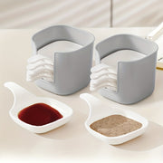 7-Piece Sauce Dish Set for Food Storage and Serving Including Steak Cheese Fruit and Snack Dishes