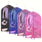 Clothing Storage Bag with Zipper and Window for Suits Coats Space Saving Organizer