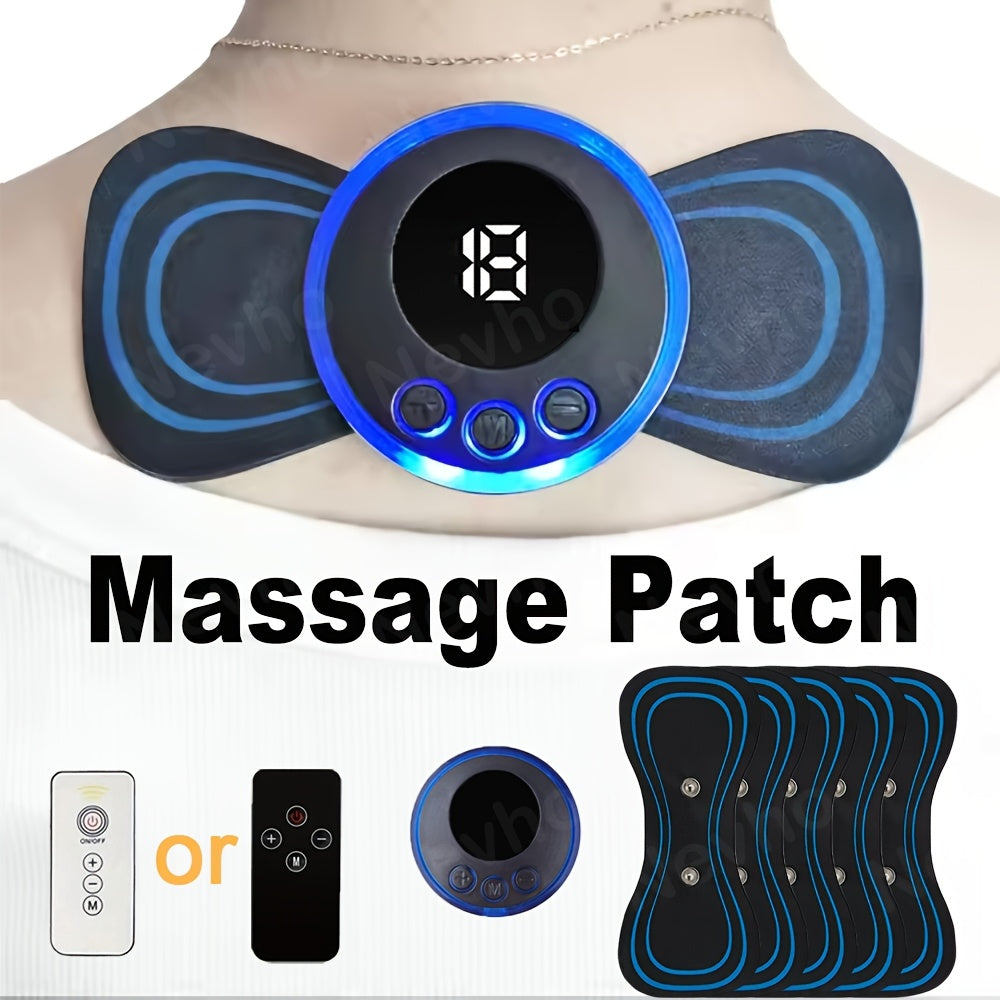 Full-Body Massage Patch with EMS Mini Neck and Portable Massager