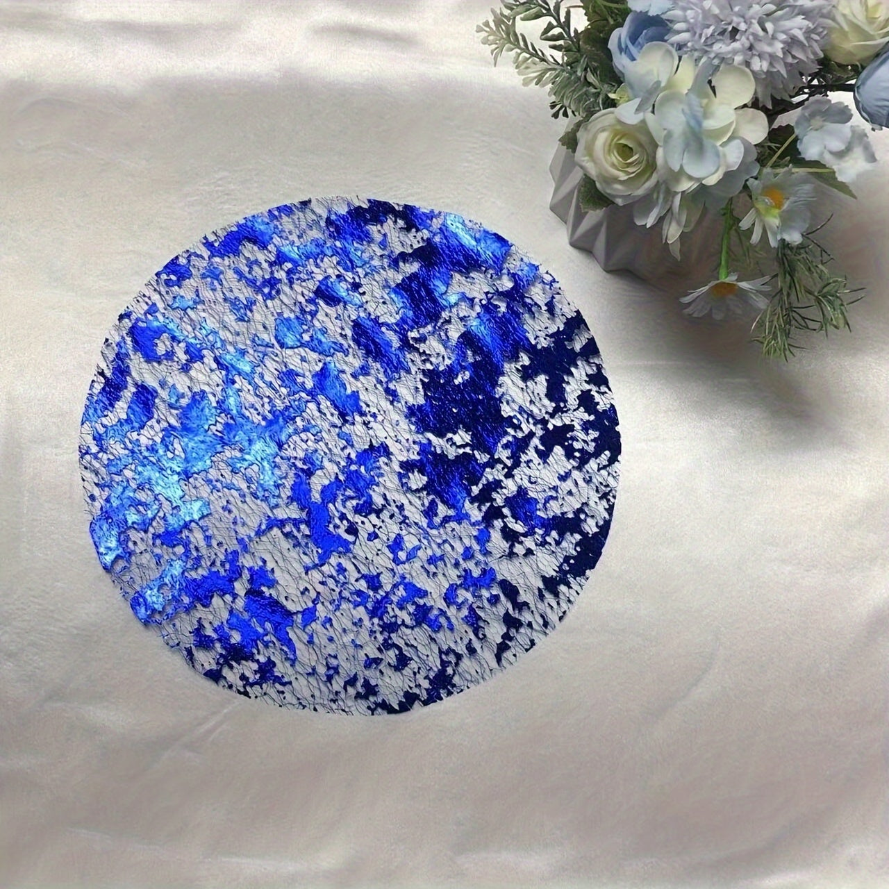 Juego de 50 posavasos redondos desechables dorados para bodas, cumpleaños y decoración del hogar