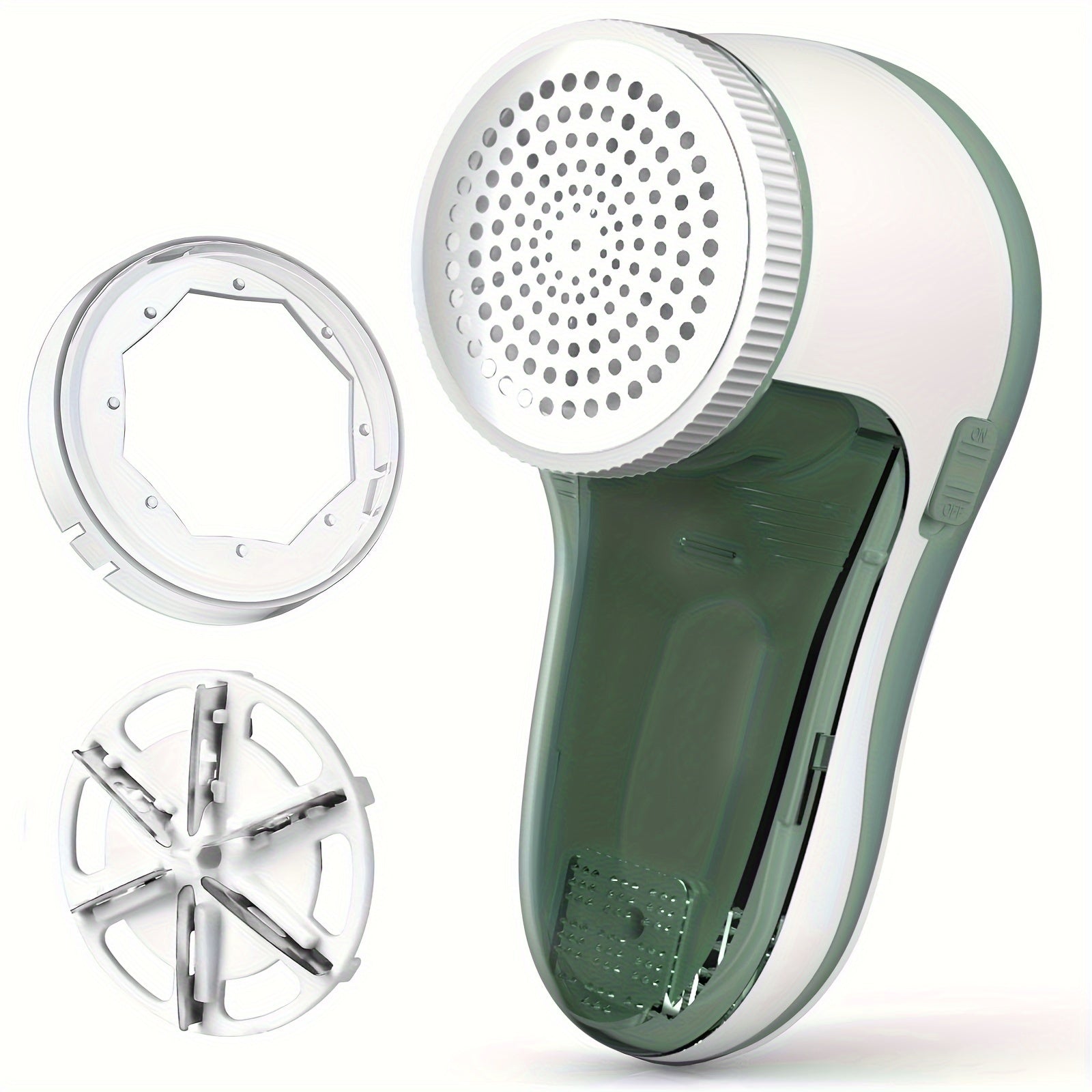 2-in-1 Fabric Shaver with Built-In Lint Roller USB Rechargeable for Clothes Furniture Carpet